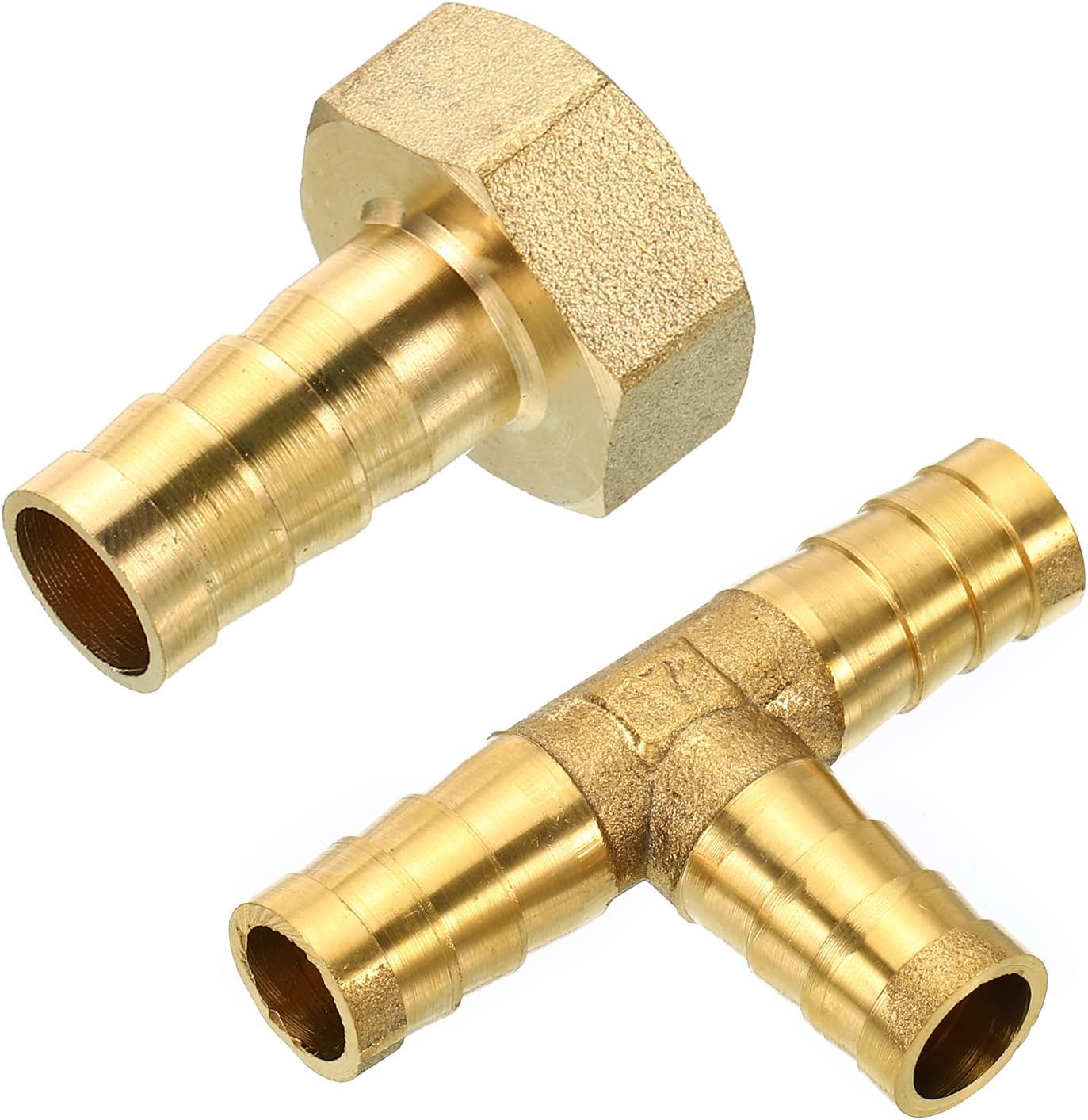 MECCANIXITY Brass Barb Hose Fitting 12mm G1/2 Female Air Water Pipe