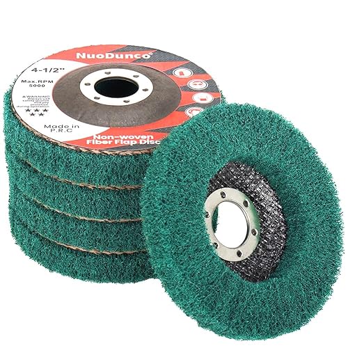 5 unidades de disco 180 # Scour Flap de 4 12 pulgadas, rueda de pulido para metal, amoladora angular, disco de molienda, cepillado, eliminación de