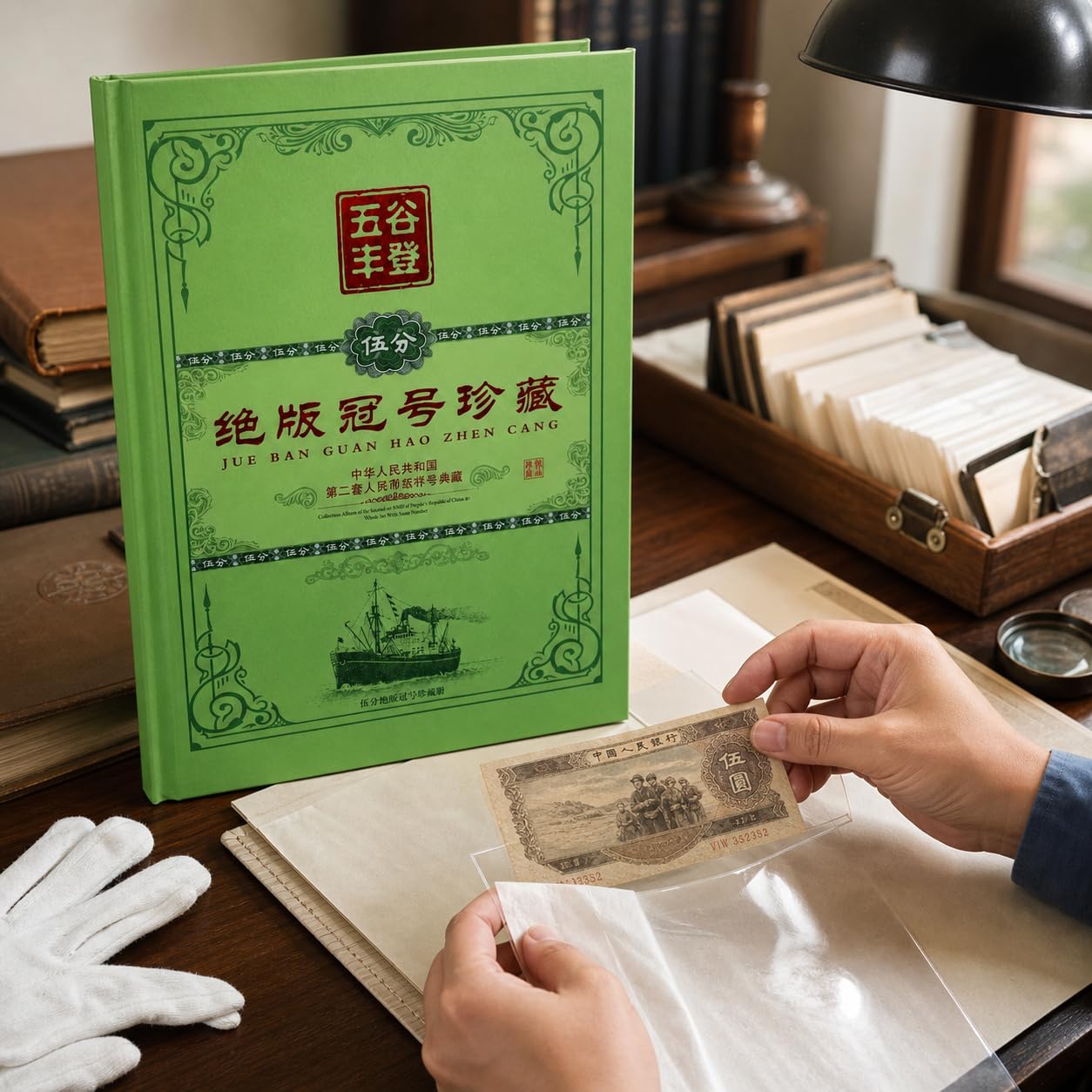 Album commemorativo in carta da collezione