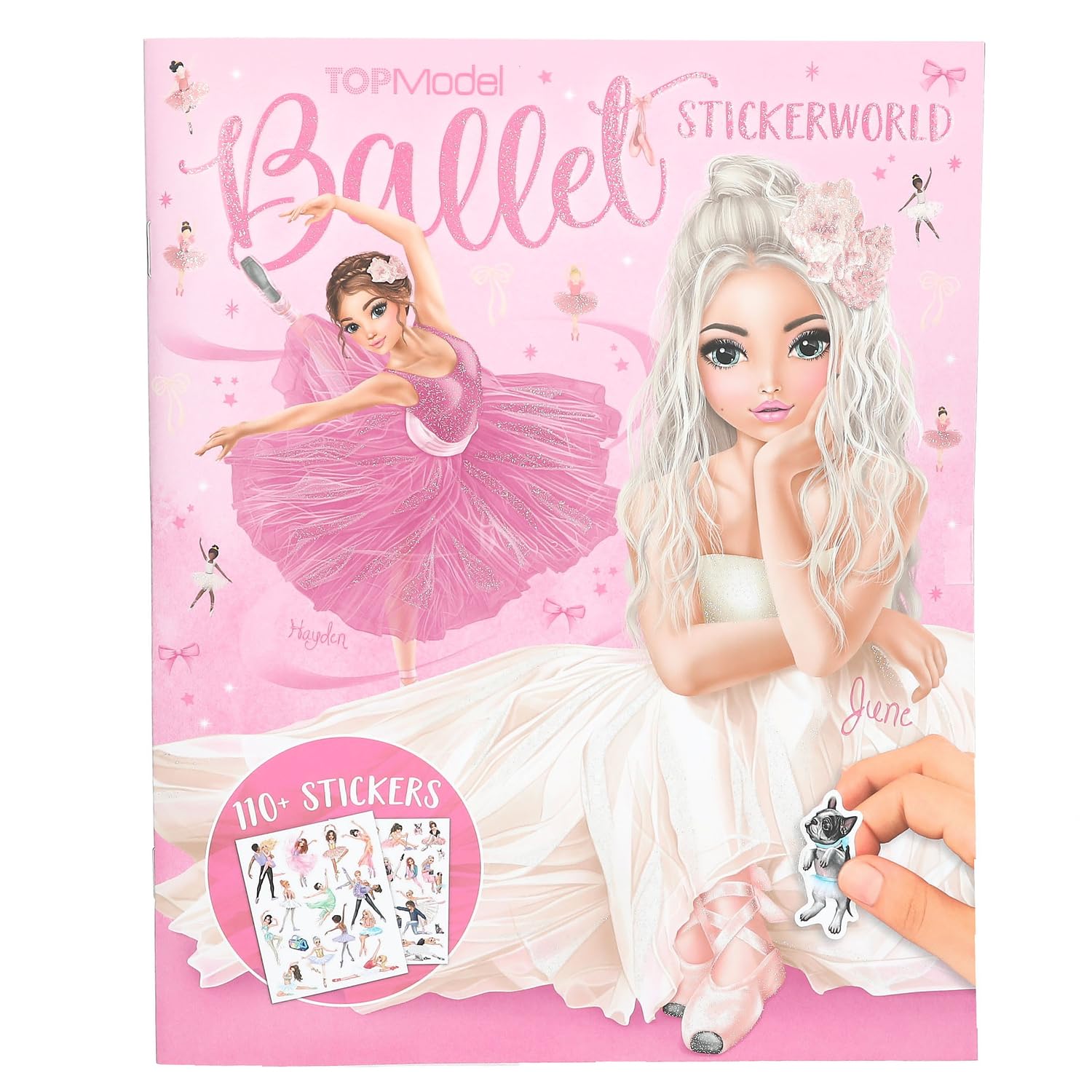 TopModel Stickerworld Ballet sticker book ballet dancer stickers dance activity