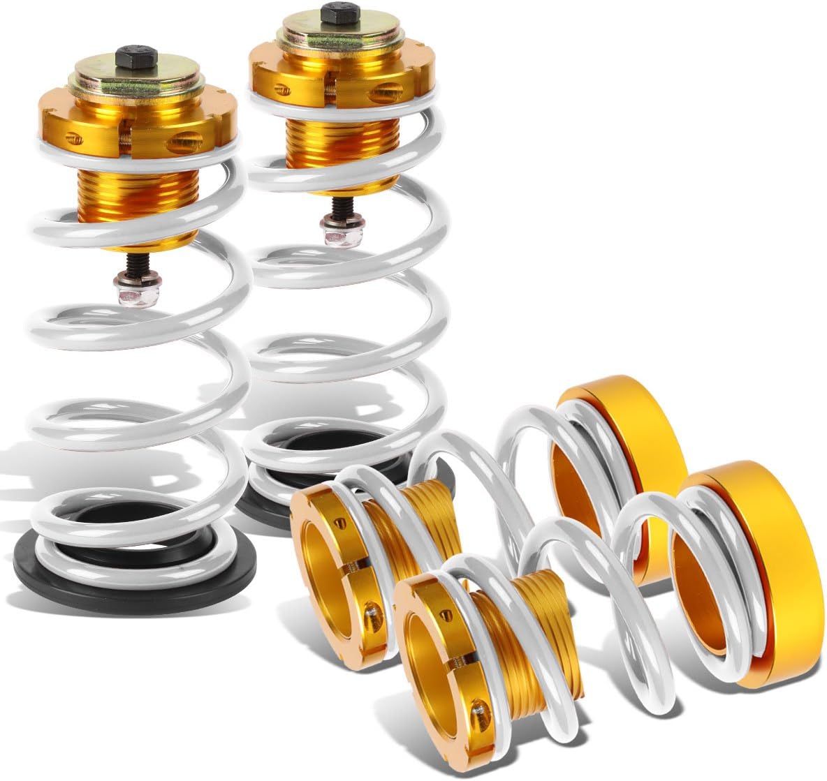 DNA Motoring COILHC06WH Suspension Coilover Sleeve Kit [For 0611