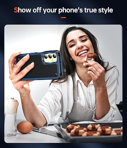 Miniatura 7 de LeYi Funda compatible con Samsung A25-5G funda para teléfono A25 5G con protector de pantalla, de grado militar, resistente a prueba de golpes,