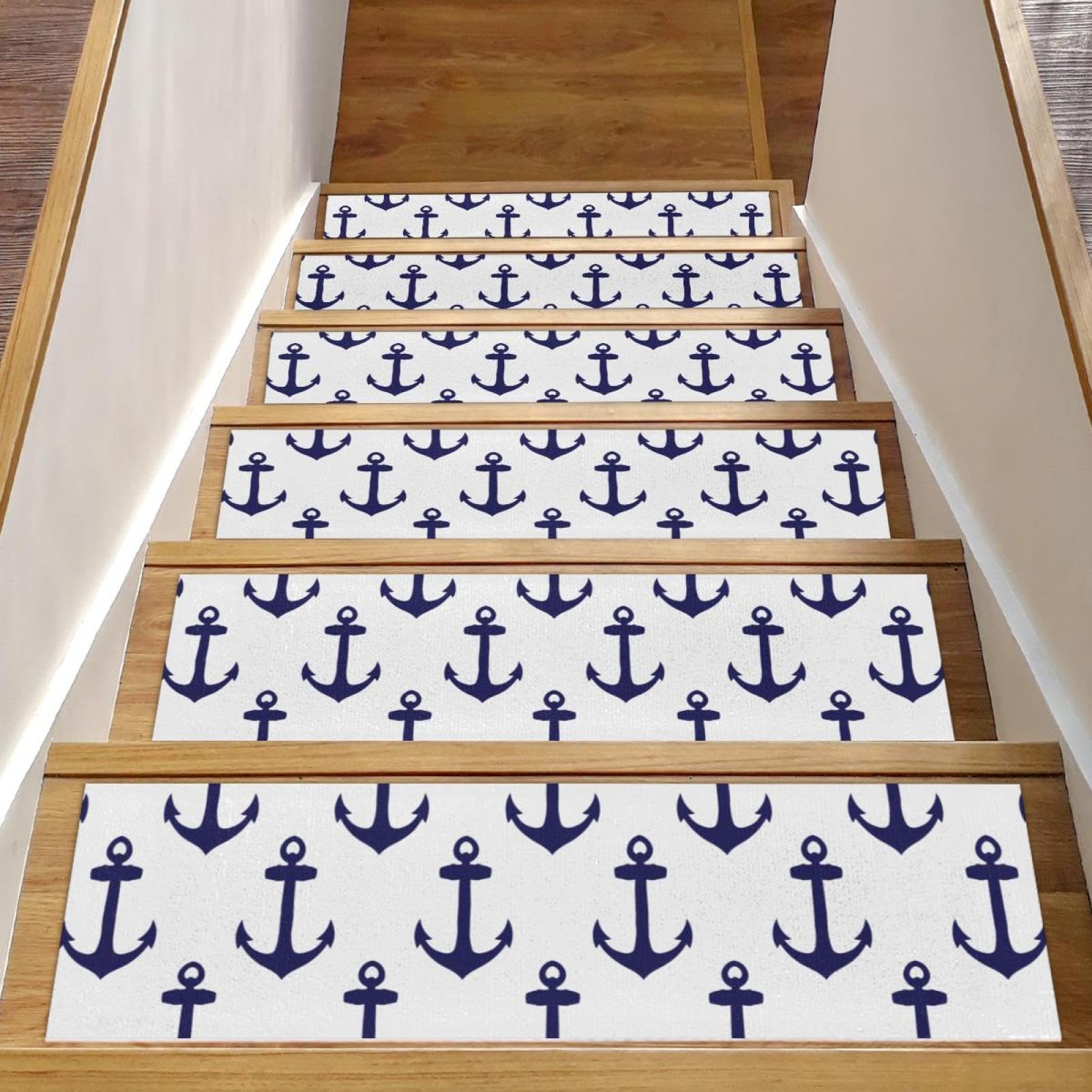 Tapis d'escalier antidérapants marches bois intérieur tapis chien et enfant