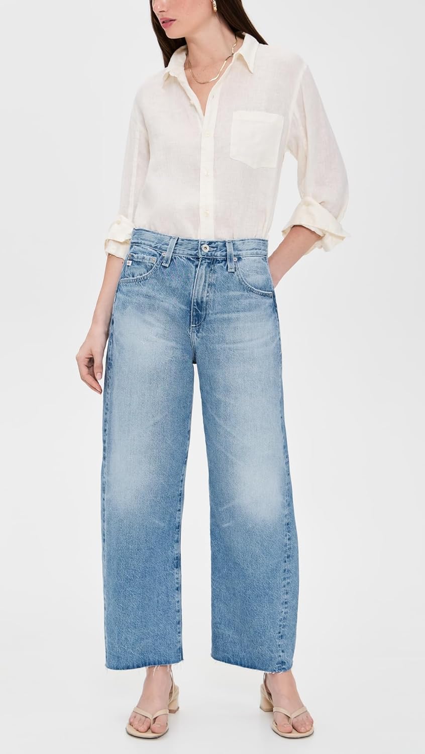 AG Adriano Goldschmied Women's Hattie Crop Jeans - Image 6