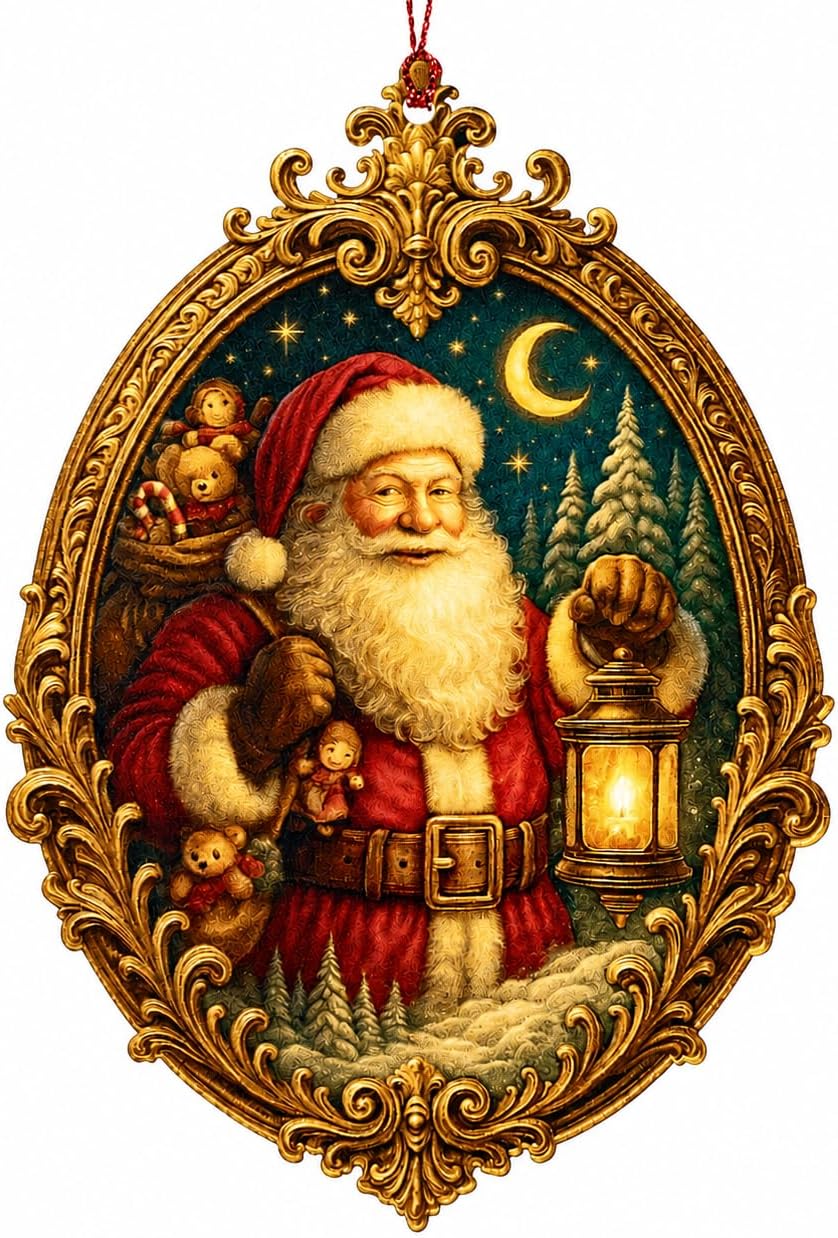 Funny Christmas Santa Ornaments 2026 - Santa Ornaments for Christmas Tree - Christmas Ornaments - Nostalgic Christmas Decorations - Old World Christmas Ornaments - Christmas Ornament
