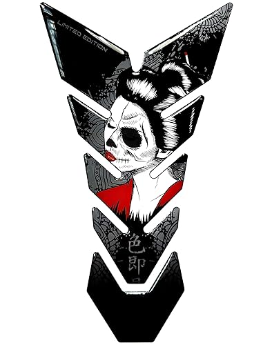 Black 3d tank protector sticker