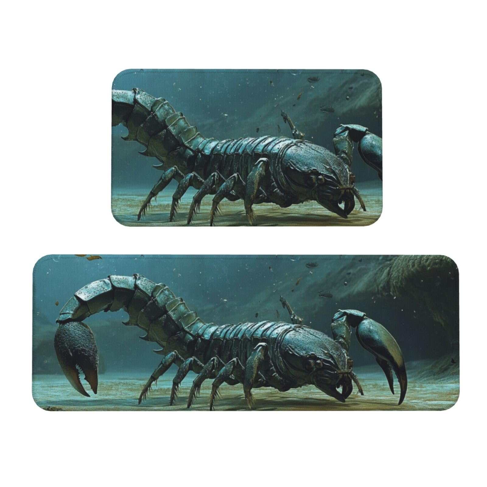 Alfombras de cocina Scorpions para lavandería tapetes acolchados y decorativos