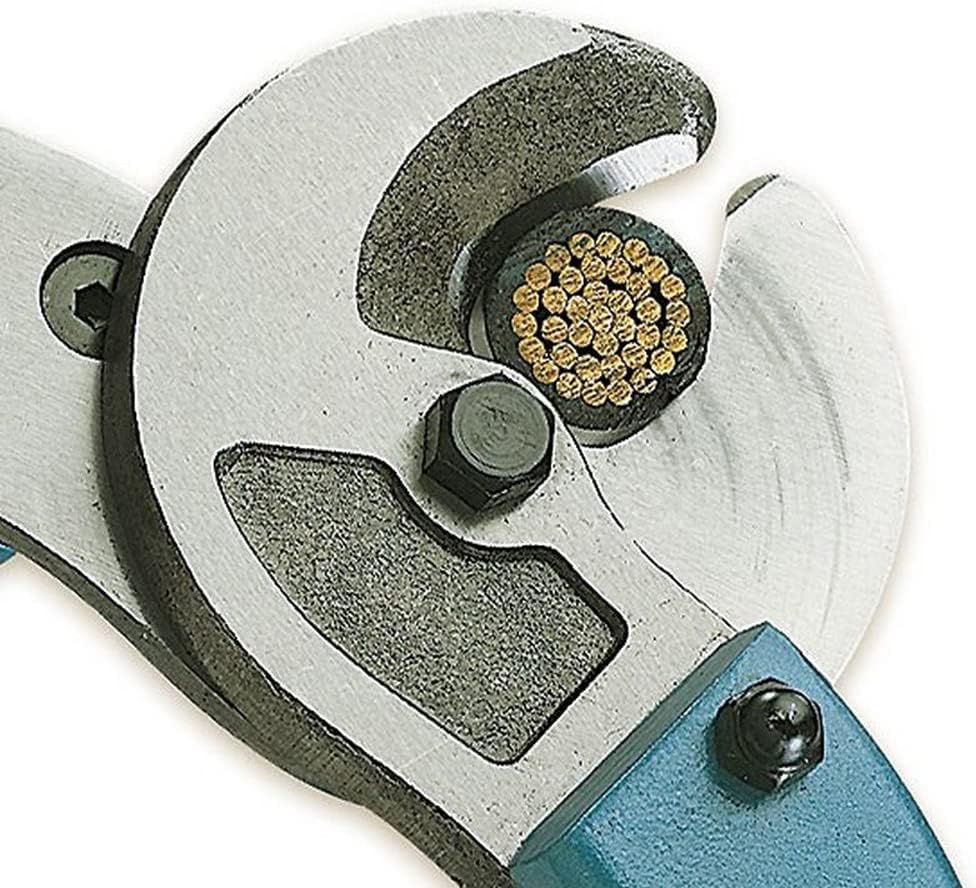 8PK-SR250 Long Arm Powerful SCM4 Chromium Molybdenum Steel Forged Cable Clamp Crimping Bolt Cutter (600mm)
