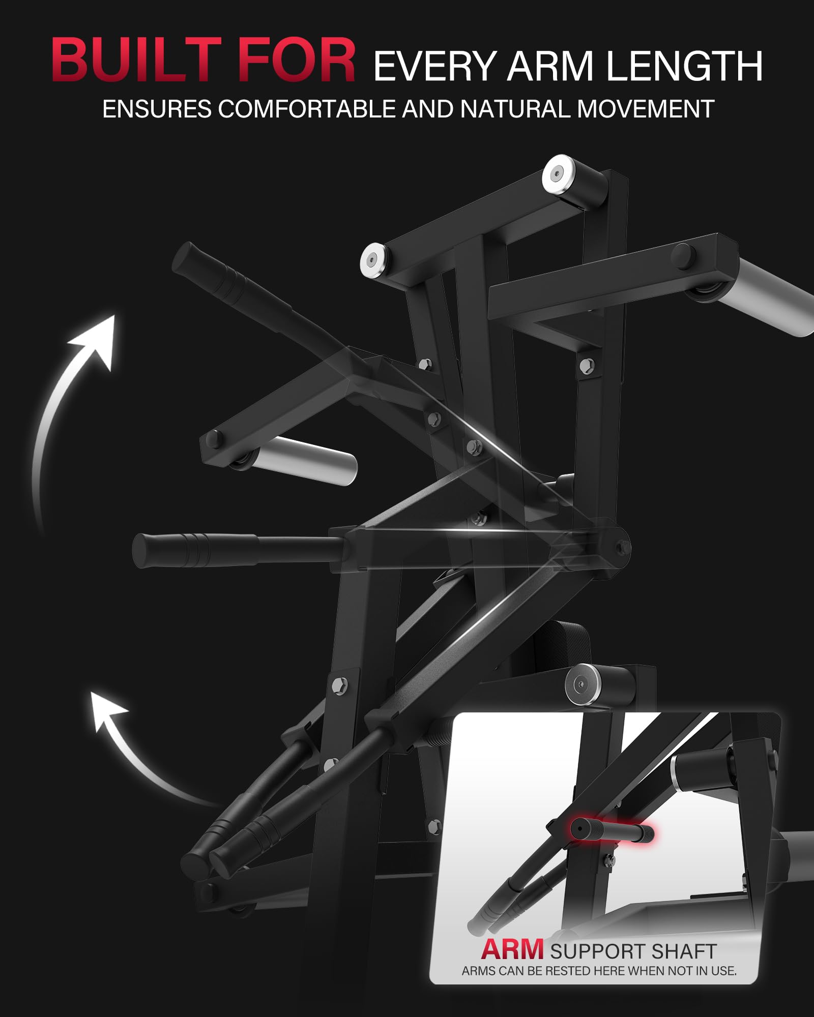 HVO Shoulder Lateral Raise Machine 4 Independent Arms | Gezieltes Schultertraining mit vier unabhängigen Armen für kontrollierte Bewegungen im Home Gym