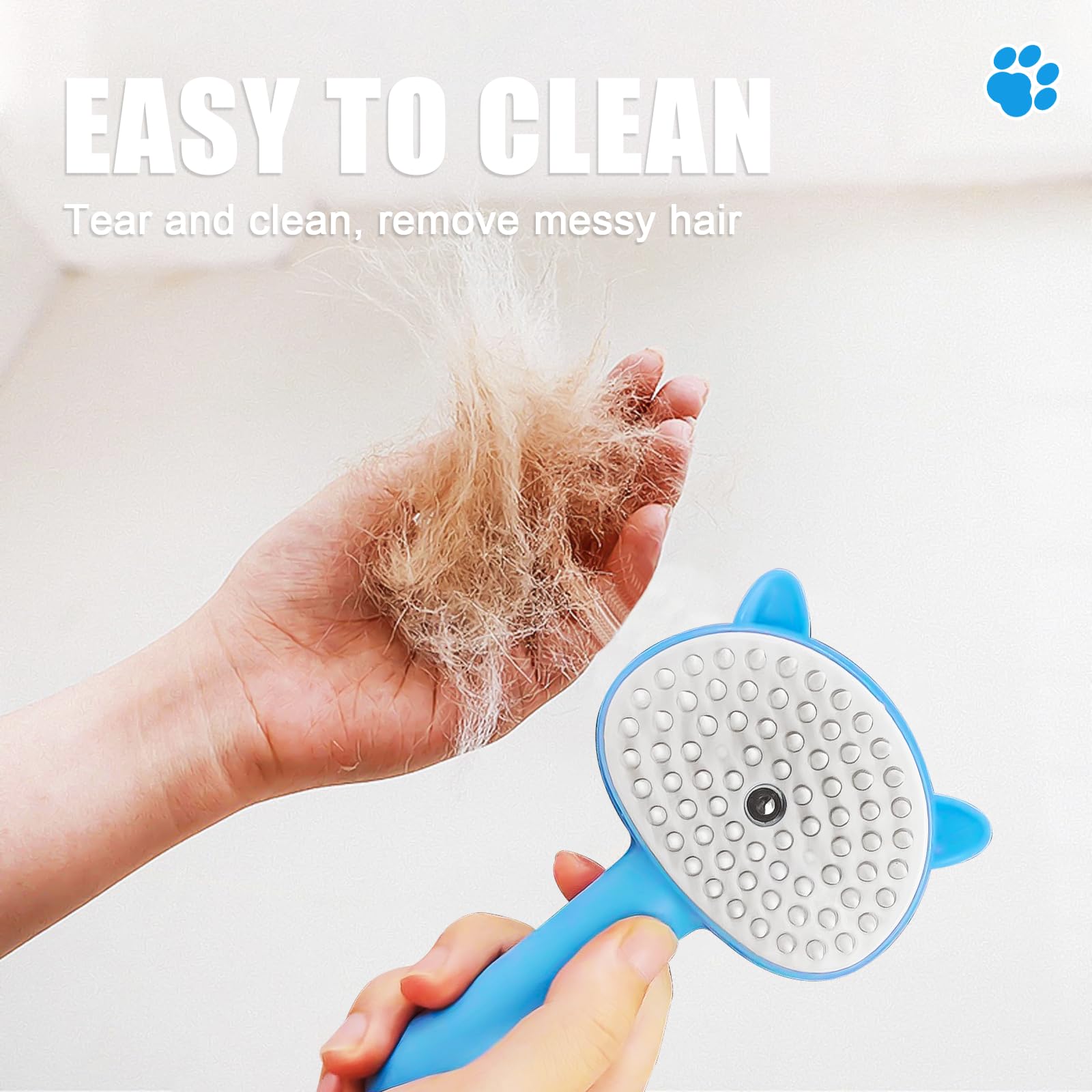 SOULBEAM 4-in-1 Pet Steam Spray Brush - Grooming Brush With Water Spray, Comb, Massage For Dogs & Cats - View #6