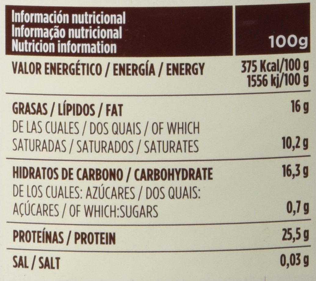 Valor Cacao puro soluble en polvo desgrasado 0% Azúcares añadidos Sin gluten 250 Gramos