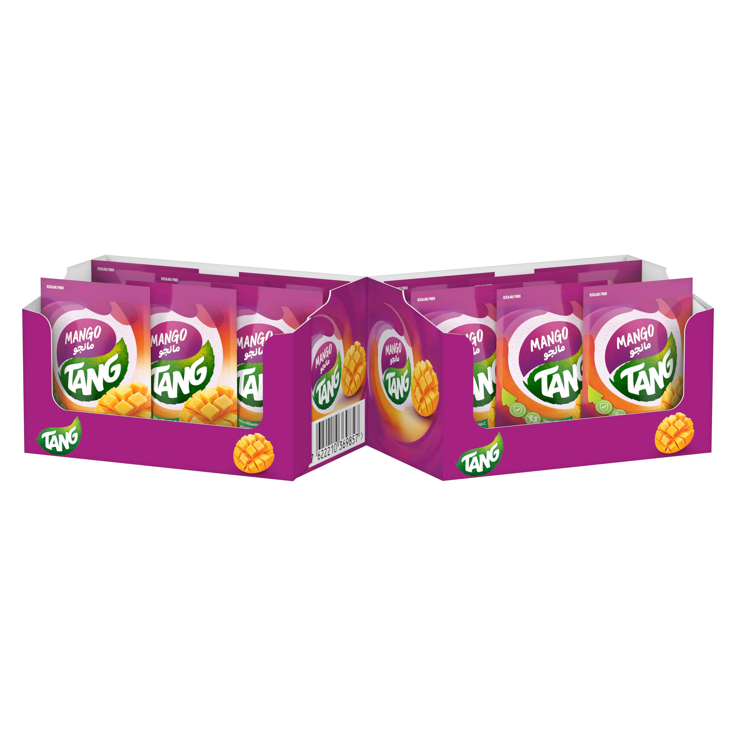 Tang Mango Flavoured Drinking Powder 1Kg - Pack of 12