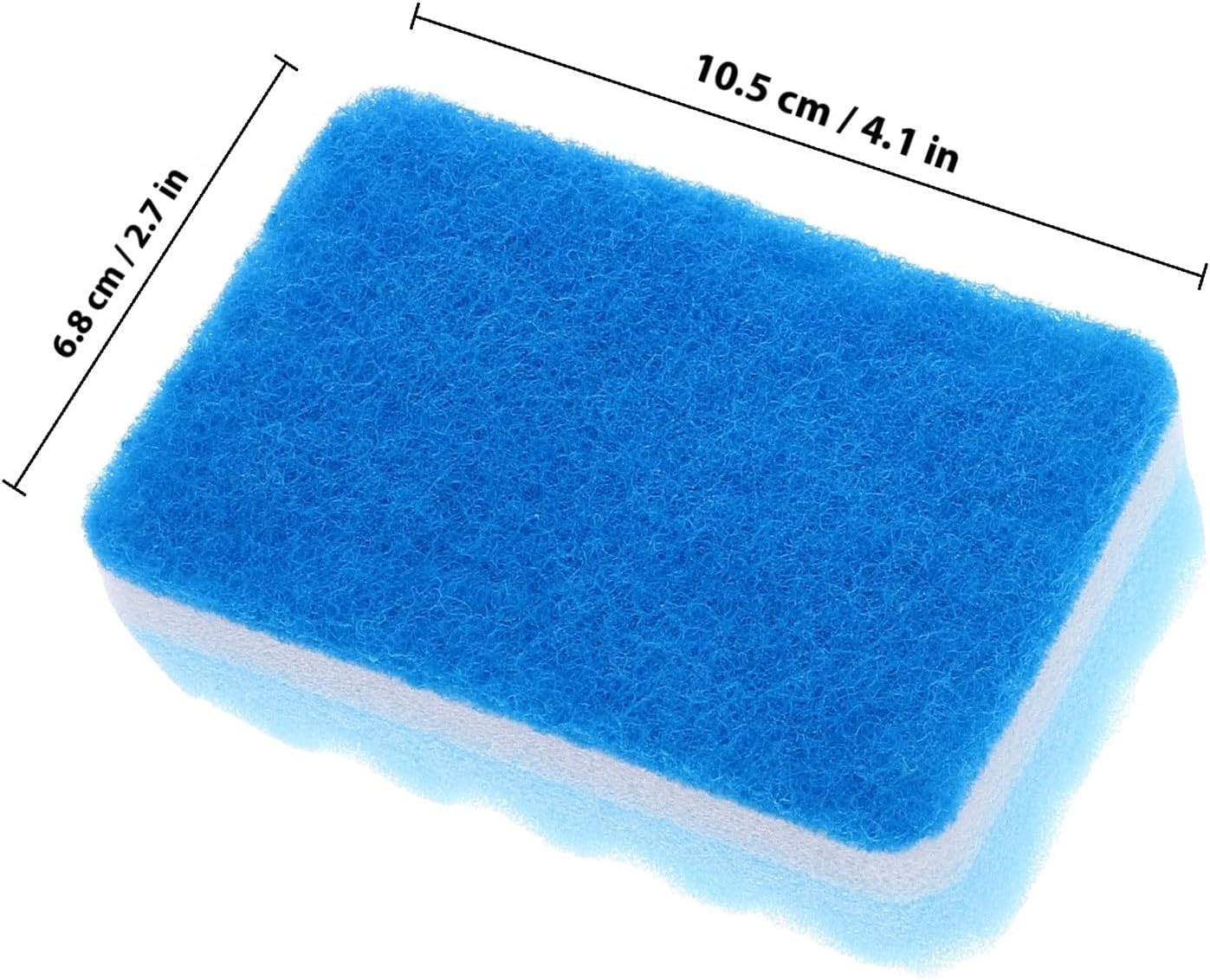 20pcs Multi-Purpose Kitchen Cleaning Sponges, Colorful Wavy Dish Scrubbers, Household Dishwashing Scrub Pads for Oil and Stain Removal Random Color