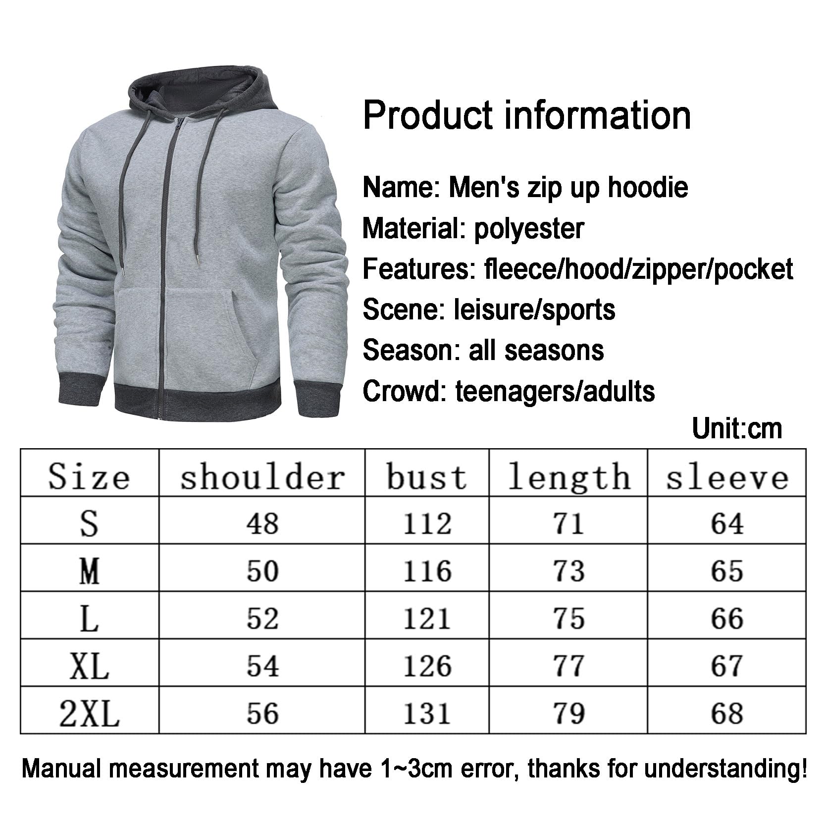 Veste D'Hiver Homme Polaire Fairy Tail - Sweat à Capuche Chaud Épais Rouge 3XL Pour Extérieur