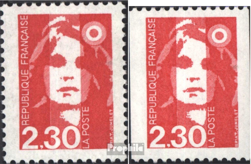 Timbres France Marianne 1989 – 2751A & 2751C Neuf MNH – Prophila