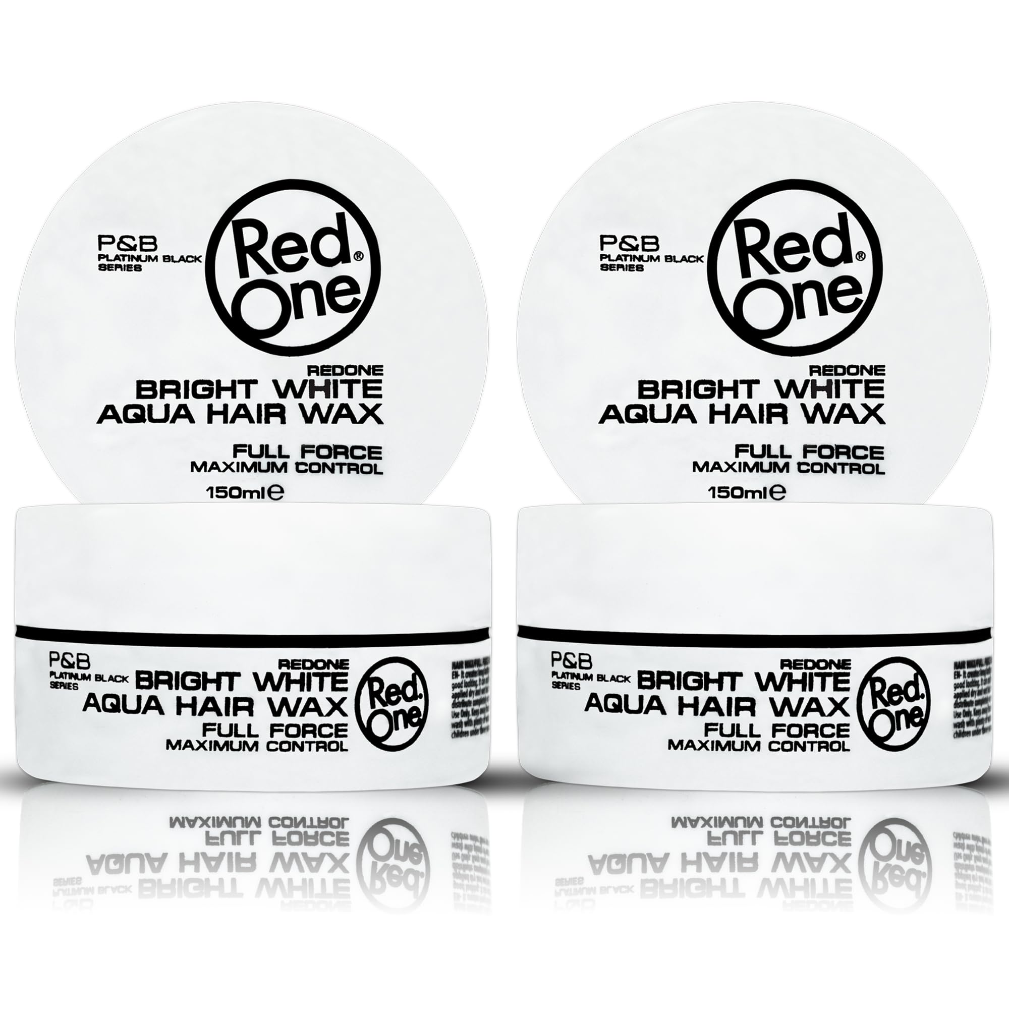 RedOne Aquatic Hair Wax White 150 ml, 75 g (Pack of 2)