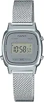 Relógio de Pulso Feminino Casio Digital Vintage Mesh LA670WEM-7DF.