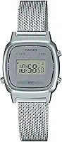 Relógio de Pulso Feminino Casio Digital Vintage Mesh LA670WEM-7DF.