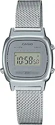 Relógio de Pulso Feminino Casio Digital Vintage Mesh LA670WEM-7DF.