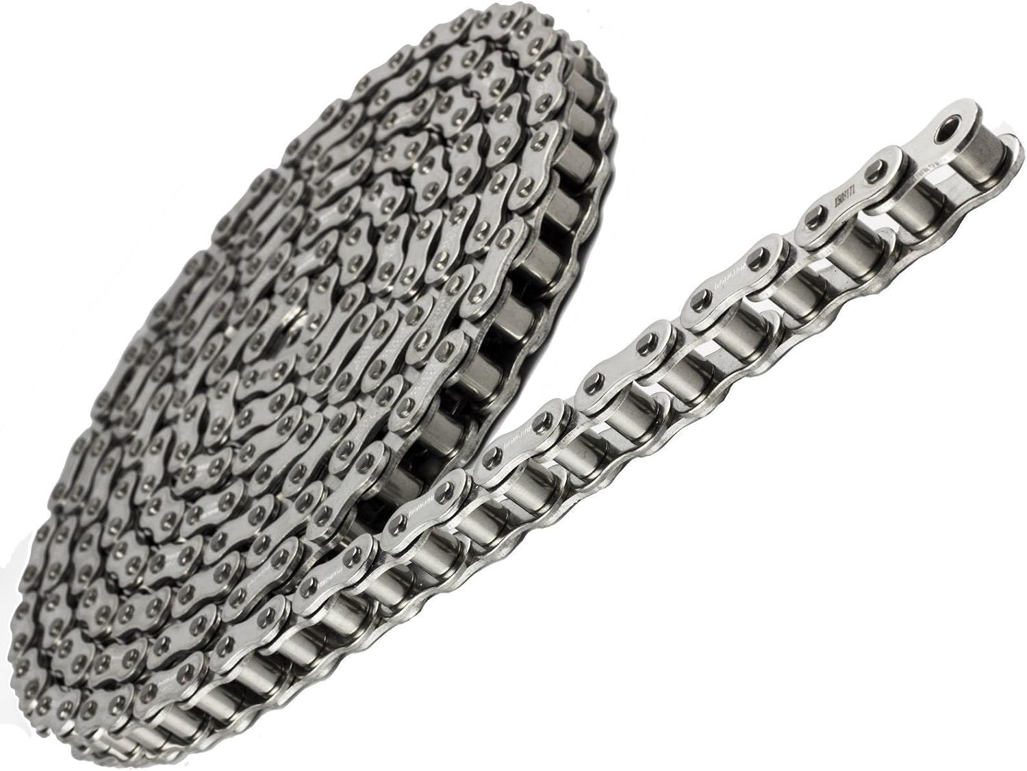 Jeremywell 100 SS Stainless Steel Roller Chain 10 Feet with 1 Connecting Link