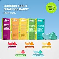 Vista 6 de Ethique Beauty Mini Sampler Solid Shampoo & Conditioner Bar Set - Volumizing Shampoo & Conditioner with Biotin & Caffeine - Plastic-Free