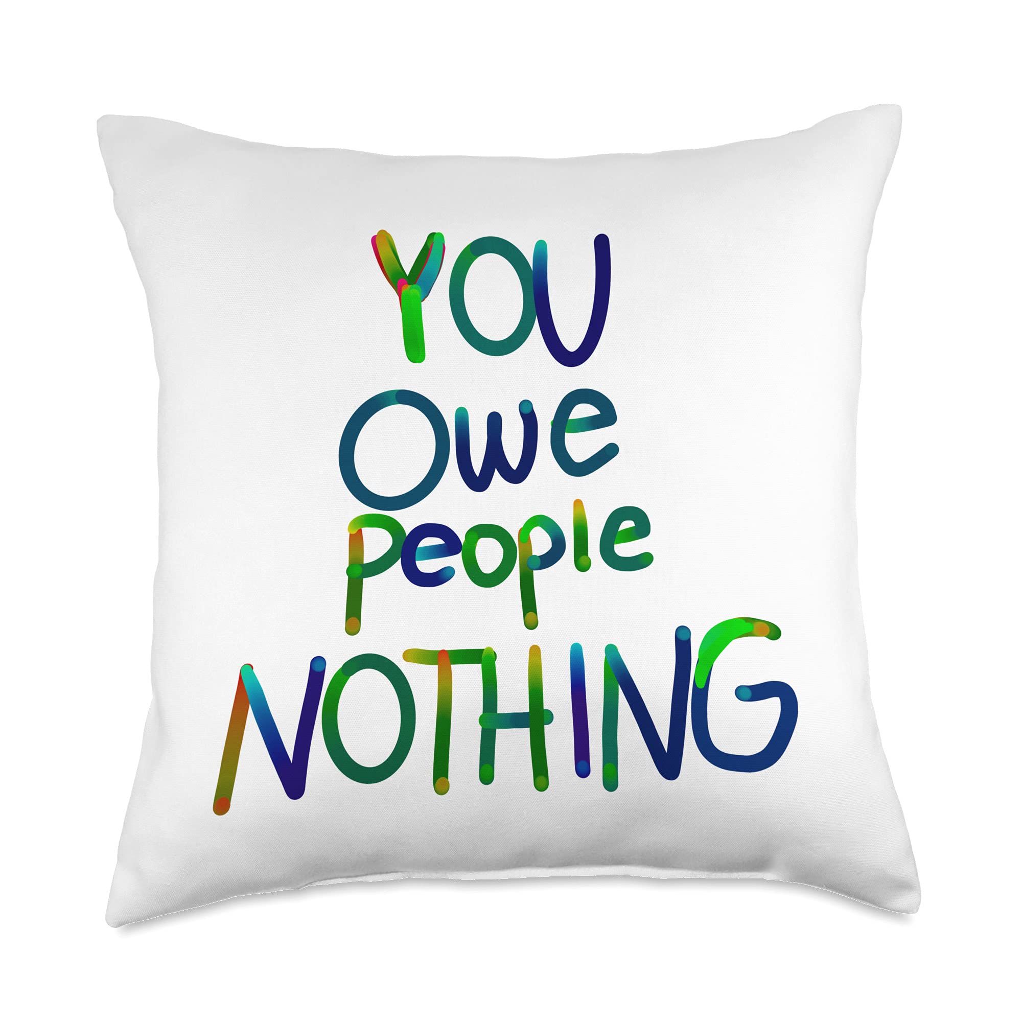 Amazon.com: Green Cow Land Motivational Inpirational Quote Design Throw  Pillow, 18x18, Multicolor : Home & Kitchen