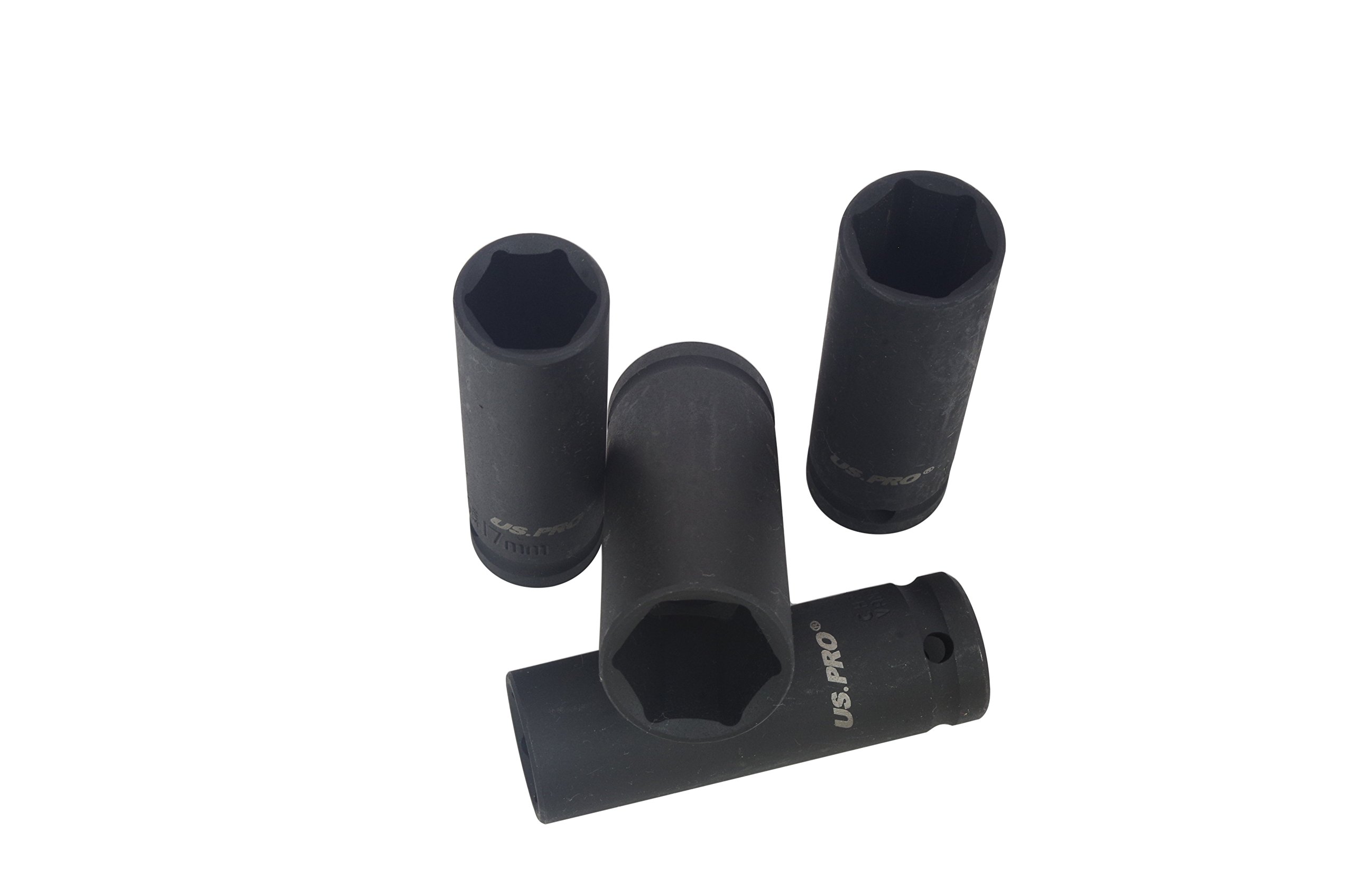 Steckschlüsseleinsatz-Set 10-teilig – Größen 10–24 Mm, Für 1/2" Antrieb, Aus Chrom-Vanadium-Stahl