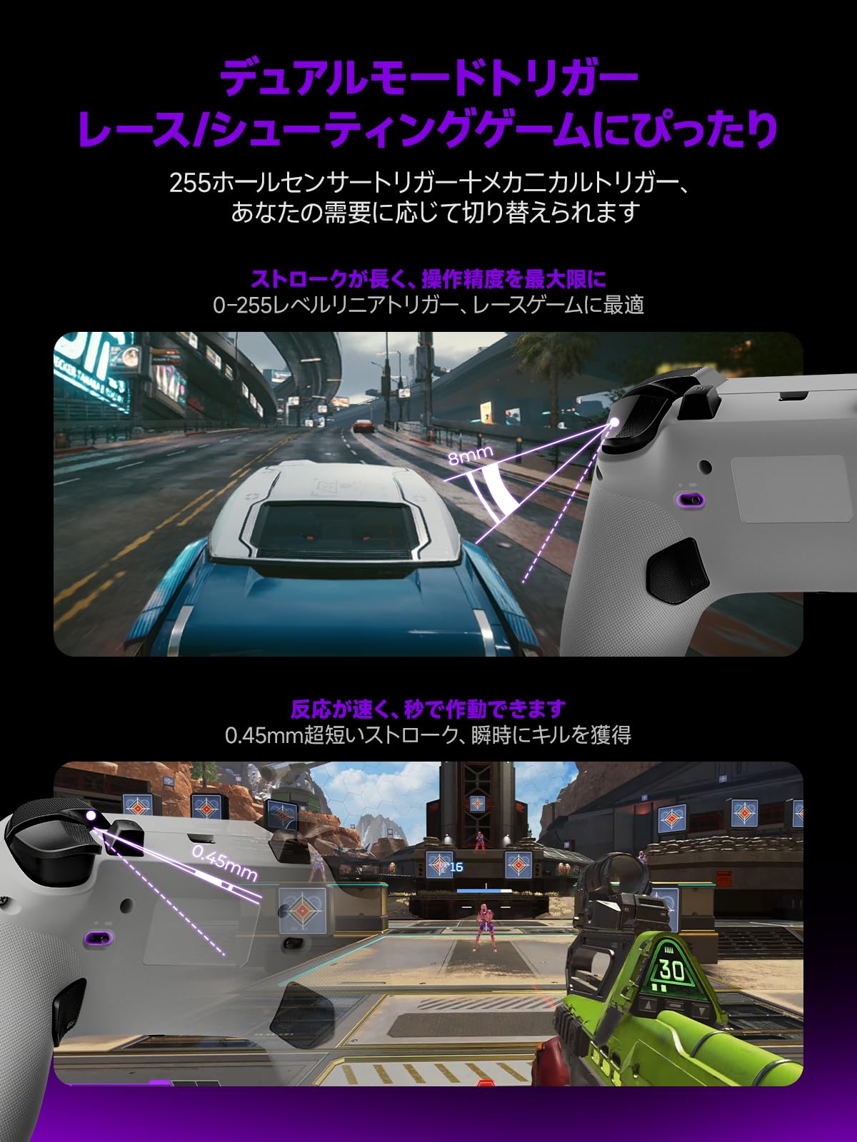 Amazon.co.jp: Leadjoy Saber Plus ゲームコントロー, 2.4G/Bluetooth