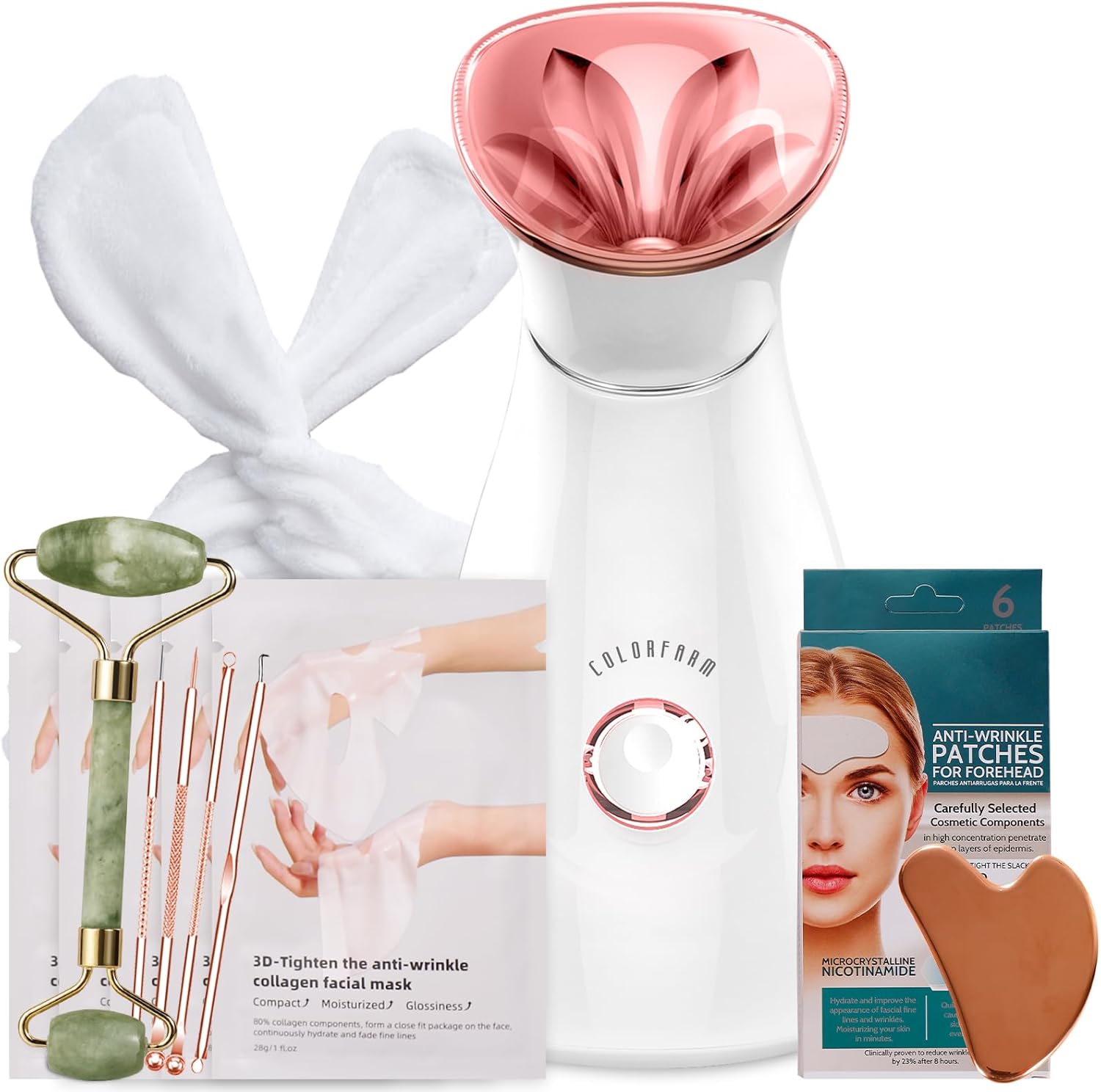 Colorfarm Facial Steamer Skin Care Kit