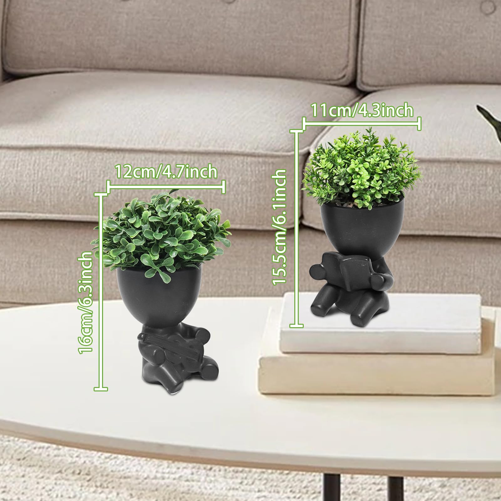 Aronica Plantas De Baño, Planta De Escritorio, Plantas Decorativas Para Decoración Del Hogar Decoracion Pequena Para Estantes Adornos Para Sala