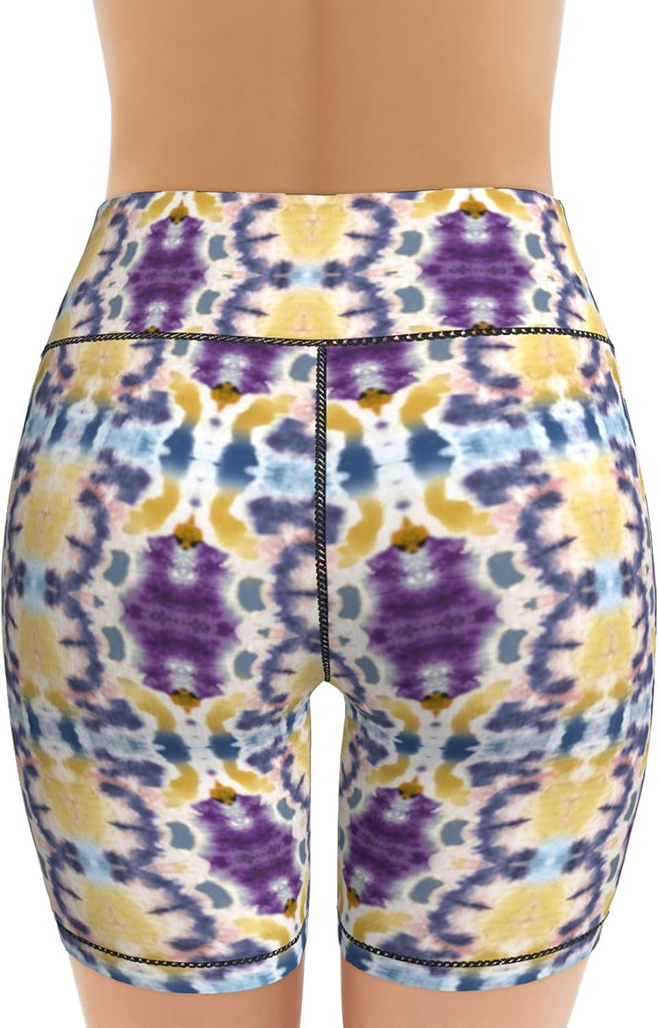 Women's High Waist Bike Shorts for Workout Sports Athletic Running Hiking Biker Yoga Gym Size - Image 4