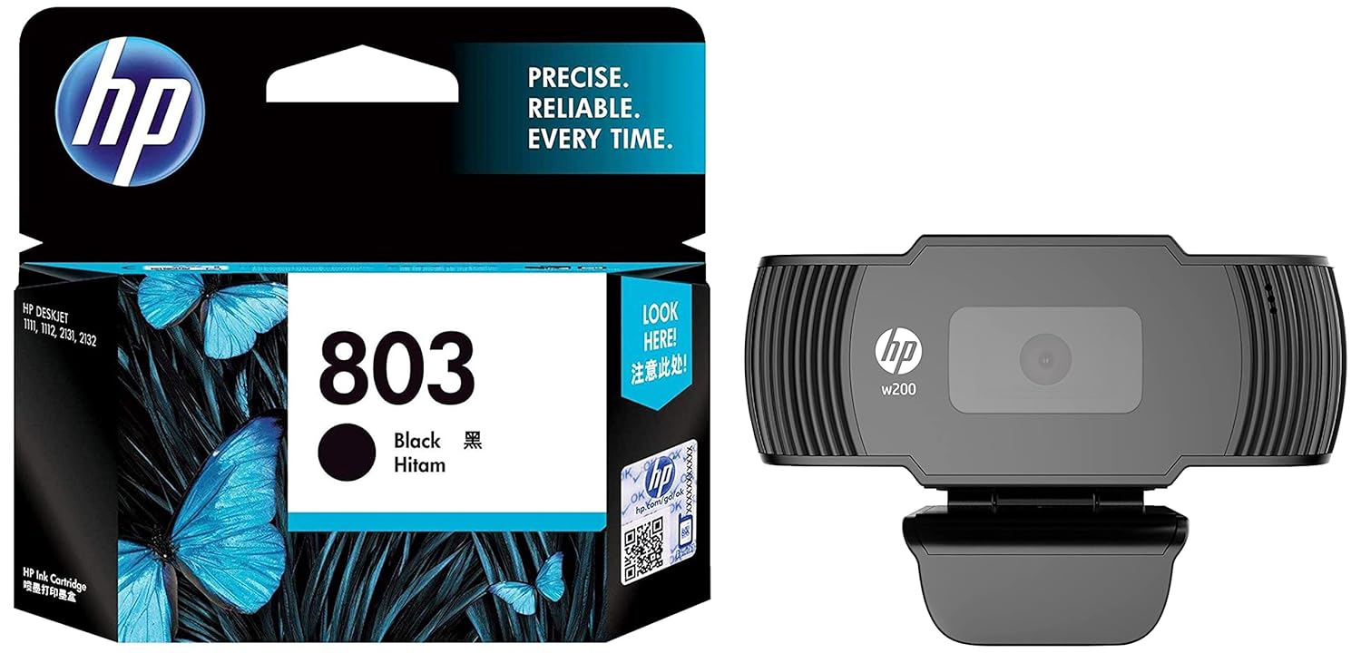 HP w200 HD 720P 30 FPS Digital cam with Builtin Mic,Plug and Play