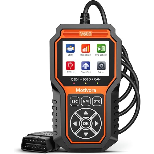 OBD2 Scanner Diagnostic Scan Tool with Solution Car Code Reader Reset Tools Check Engine Light SCAN Tool Car Accessories Read Fix Clear Car Vehicle Fault Codes for Cars 1996+ OBD II Scanner