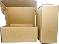 Vista 7 de Cajas de envío pequeñas de 6 x 2.6 x 2 pulgadas, paquete de 50 cajas de envío de cartón corrugado, caja de correo móvil para negocios