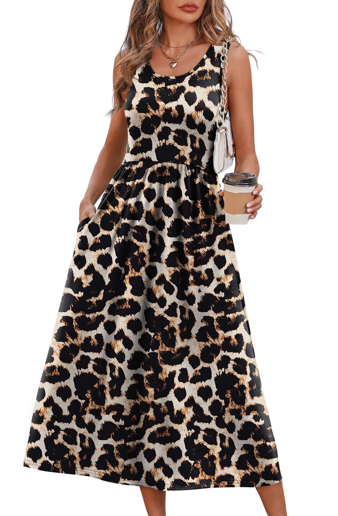 Photo 1 of **UNTESTED**
WIHOLL Summer Dresses for Women Beach Vacation Clothes Cruise Resort Wear Outfits 2026 Sun Dress Flowy Midi Dresses for Women Maxi Dresses for Seniors Sundresses Spring Dresses Leopard Print M
