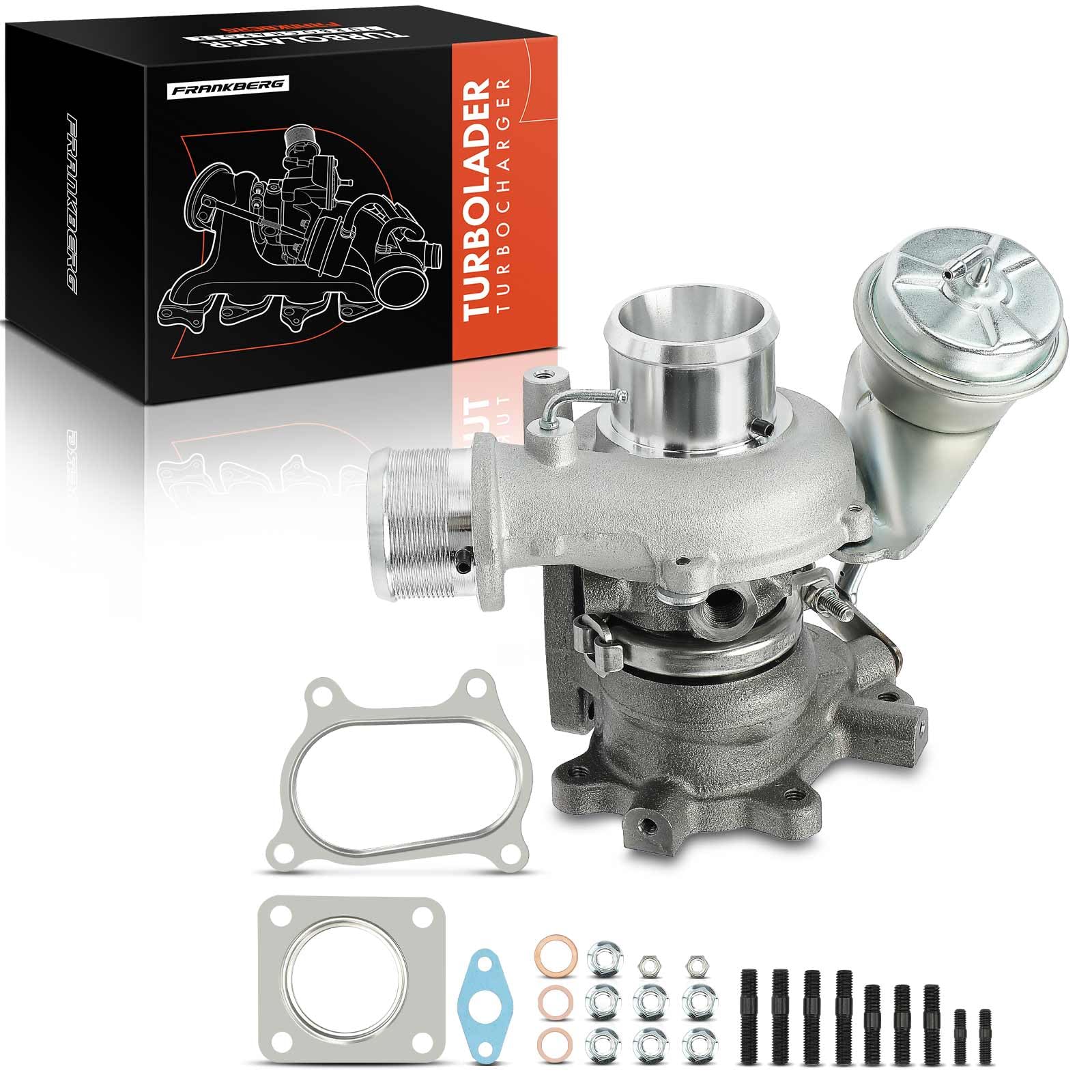 Frankberg Turbocompressore a benzina 55212917 | Compatibile con: Giulietta box/hatchback 940, Linea 110 323, Delta III 844, Tipo Saloon 356 357, Grande Punto 199, Doblo