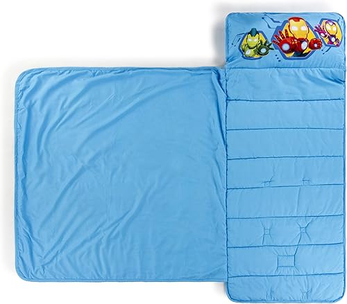 Miniatura 31 de Jay Franco Tapete para siesta para niños con almohada y manta integradas, saco de dormir de microfibra suave de 46 x 20 pulgadas con etiqueta