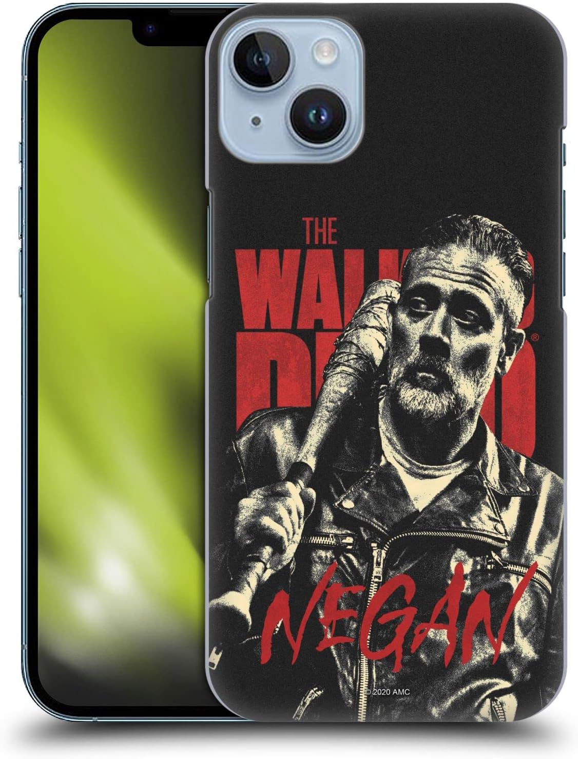 Head Case Designs Officially Licensed AMC The Walking Dead Negan Season 10 Character Portraits Hard Back Case Compatible with Apple iPhone 14 Plus