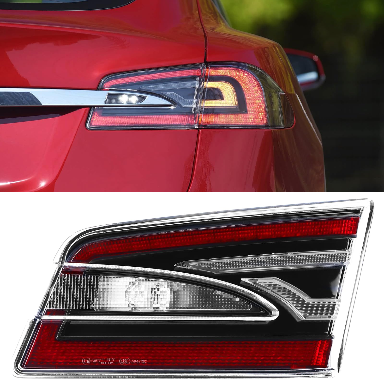 Photo 1 of Megydok Right Inner LED Tail Light for Tesla Model S 2016-2021