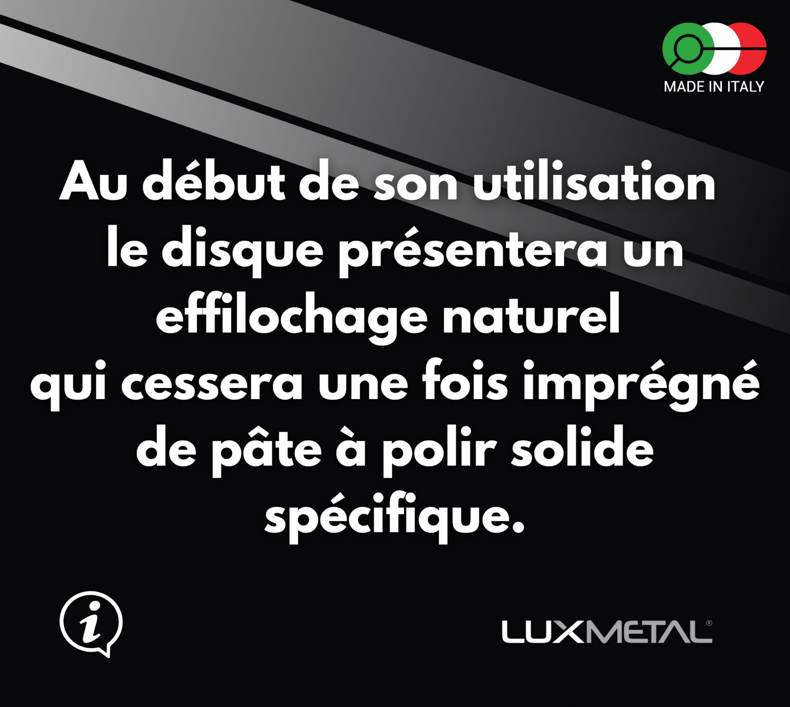 Ensemble de 4 Disques de Polissage en Coton 200 mm Trou de 16 mm pour Aluminium Acier Inoxydable Laiton Cuivre Bronze Fer