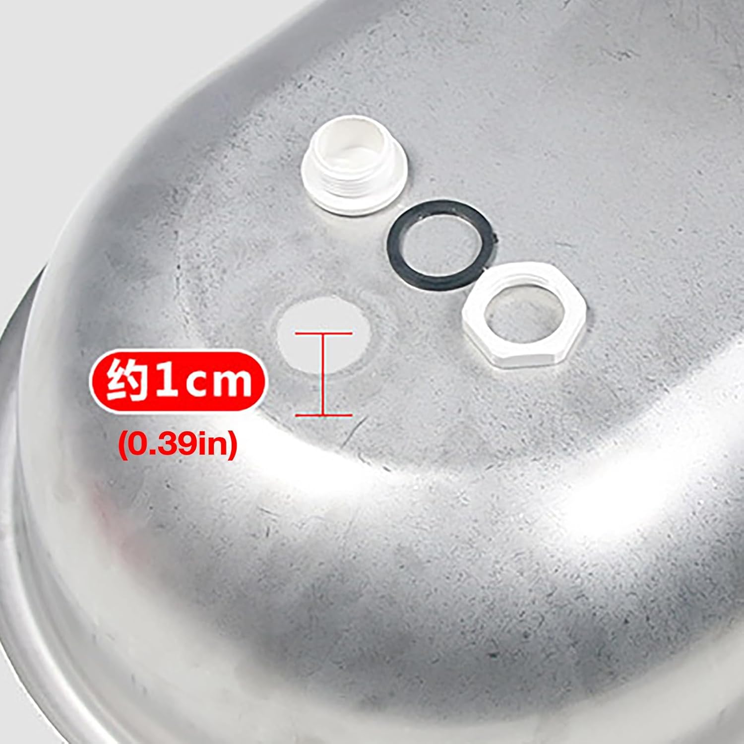 awakentti Livestock Automatic Waterer, Horse Trough Adjustable Safe Smooth Stainless Steel,Water Bowl Reusable Anti-Rust Automatic Waterer for Horses Sheep Cattle Pigs Dogs