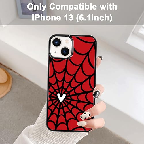 Vista 7 de Funda de teléfono de anime para iPhone 13/14 con diseño de telarañas de moda araña 2