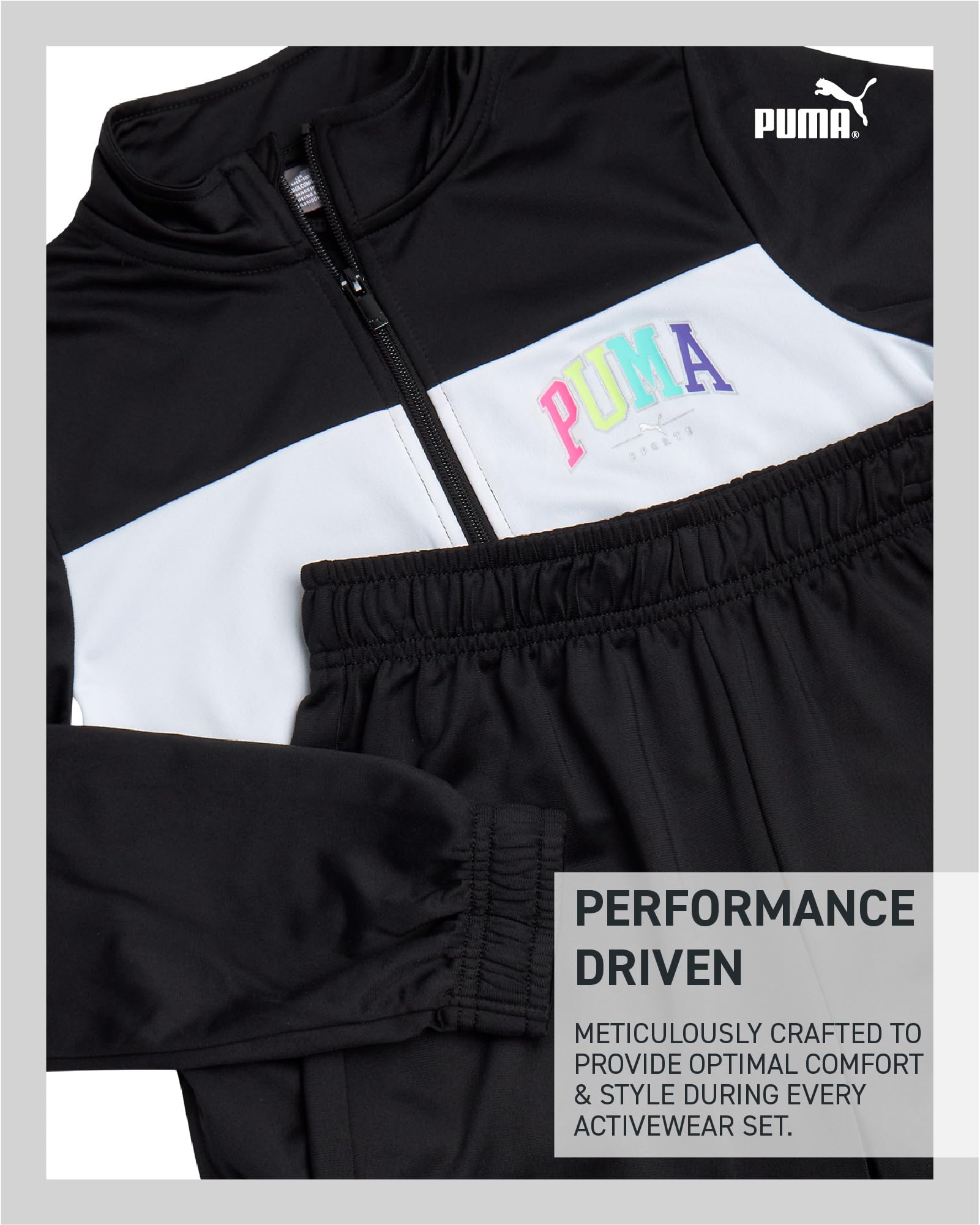 PUMA G Tricot Jogset 2pc Tute sportive Bambine e ragazze (Pacco da 2)