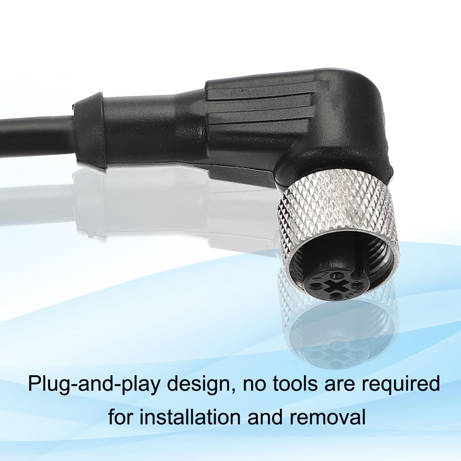 PATIKIL M12 4 Pin Aviation Sensor Cable 5M / 16 Ft - Image 3