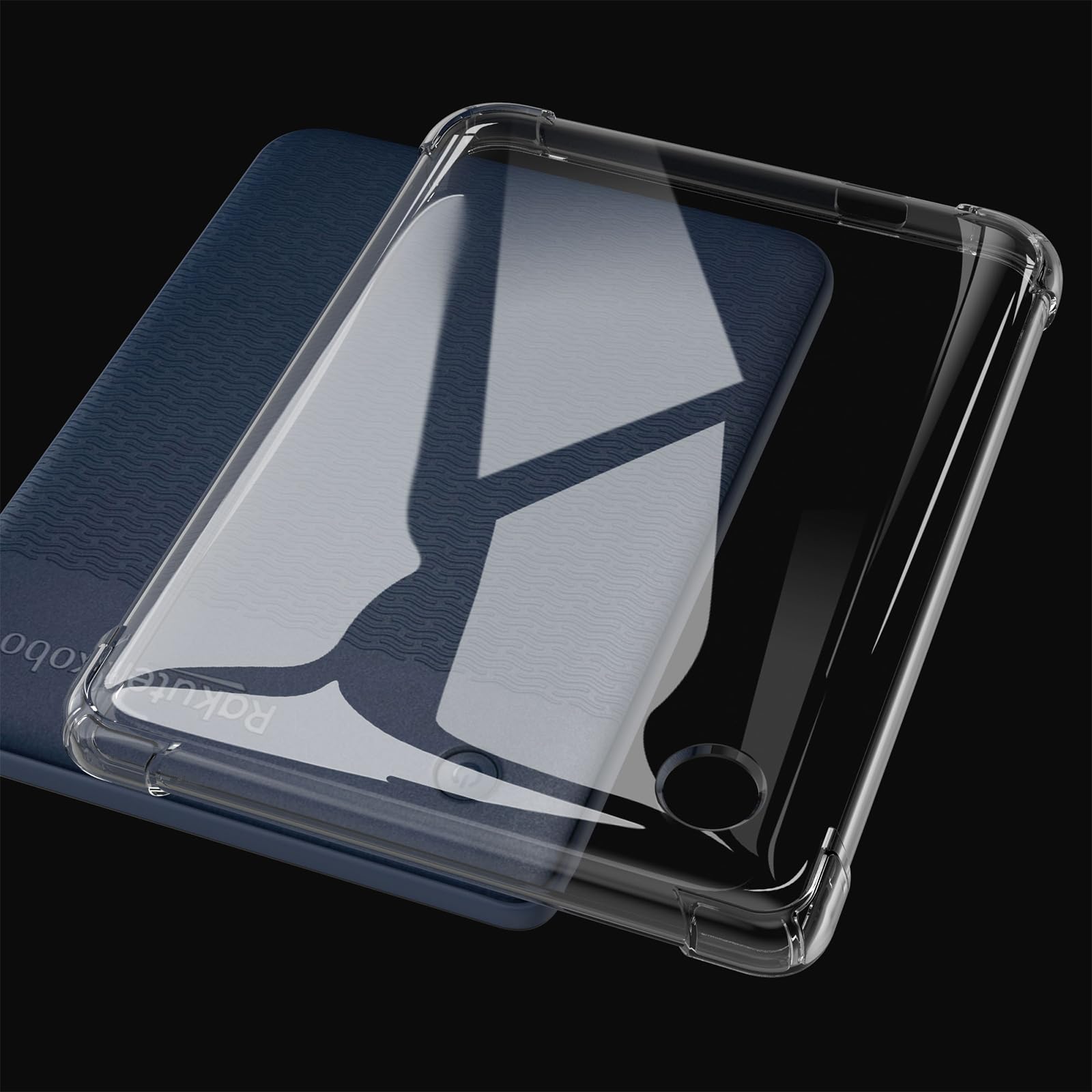 Custodia per Kobo Clara Colour/Clara BW/Clara 2E Custodia trasparente per il nuovo Kobo Clara Colour/Clara BW/Clara 2E 6" Retro in Silicone Leggero Antigraffio