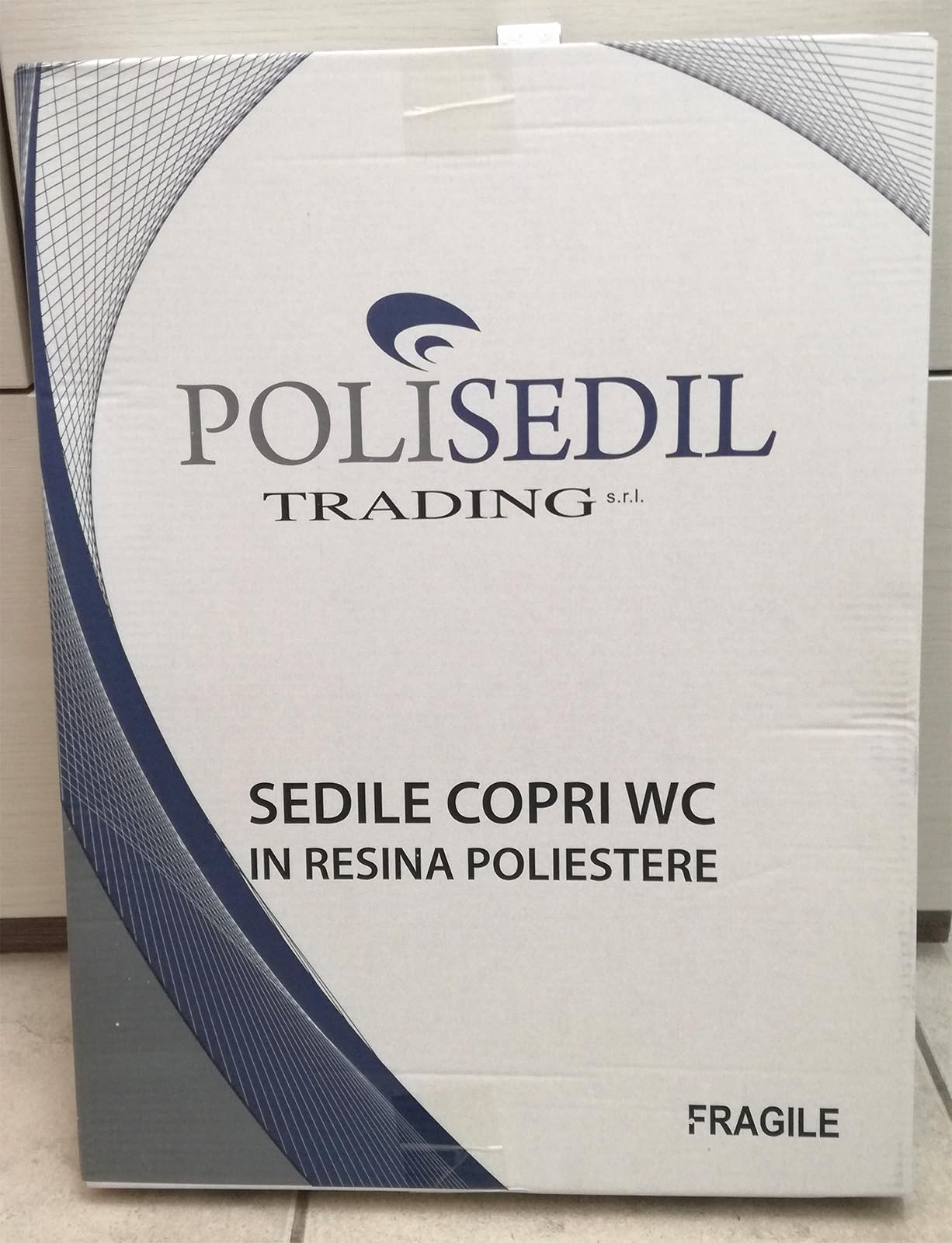 Copriwater in Poliestere, Compatibile Windsor Cielo Royal Althea, Bianco