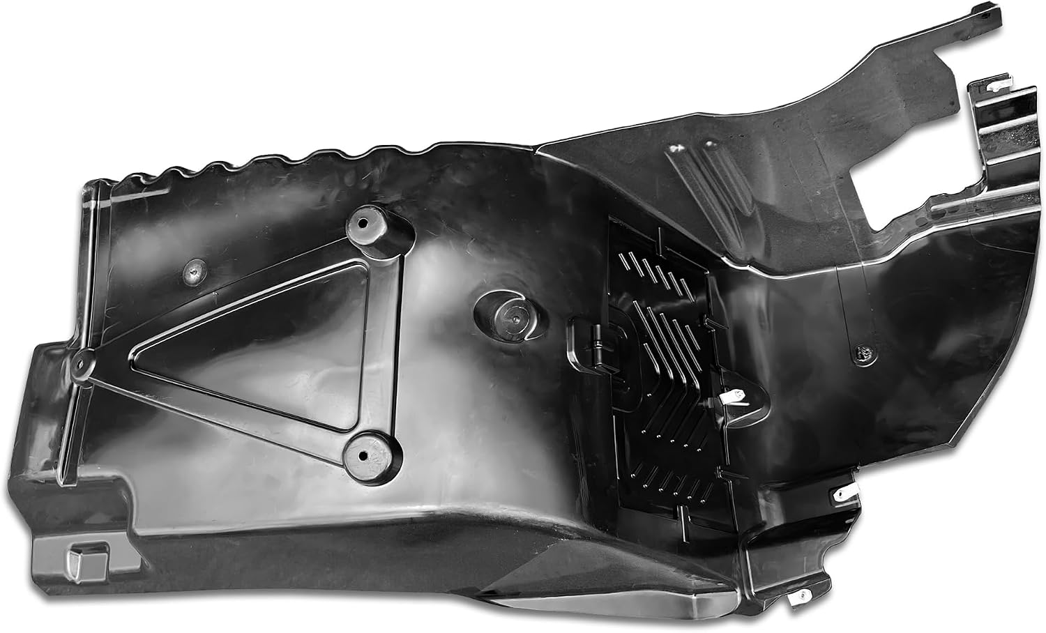KOZAK MudGuard Liner Fender Complete L35-6030 Right Passenger Side Compatible with Kenworth T680 2013-2021, Includes Logo, 2x 22" Wipers, License Plate Frame and Vest