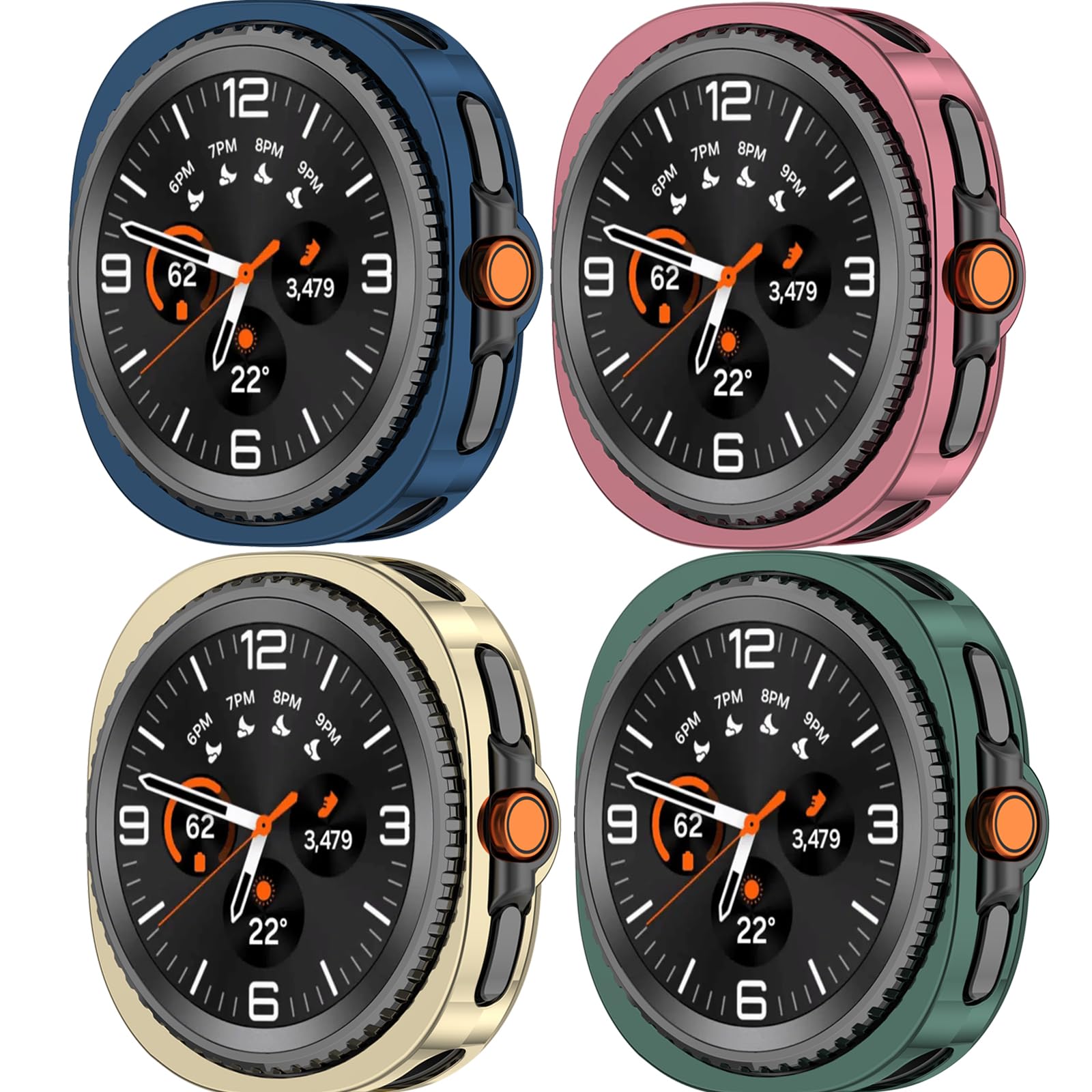 Amazon.com: 4-Pack Intended for Samsung Galaxy Watch 8 Classic 
