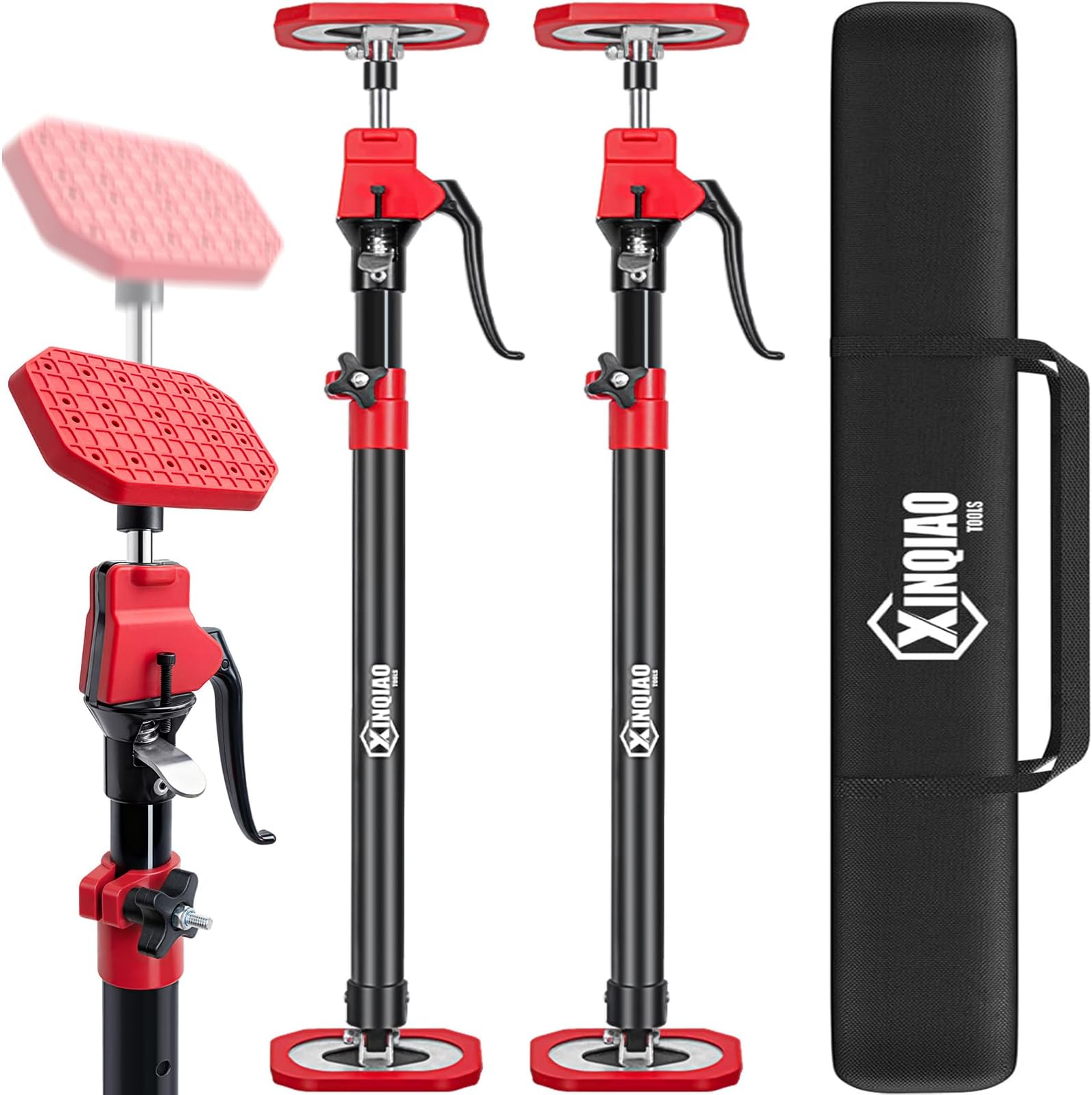 - XINQIAO Cabinet Jacks for Installing Cabinets, Heavy Duty Third Hand Tools Adjustable Support Pole from 23.6 IN to 45.3 IN, 2 PCS
