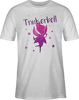 T-Shirt Herren - Karneval & Fasching - Trinkerbell - 4XL - Weiß - lustig Outfit lustiges kost m sprüche und &Fasching köln...